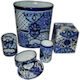 TalaMex Traditional Talavera Ceramic Bathroom Set