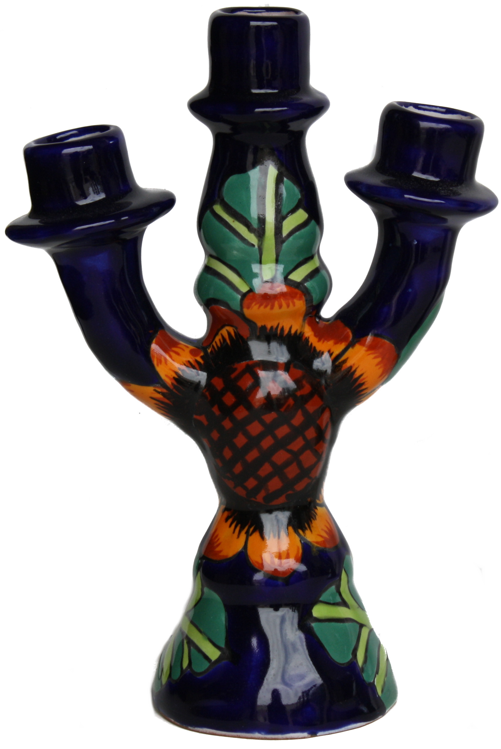 Sunflower Talavera Candle Holder