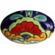 TalaMex Oval Rainbow Talavera Ceramic Drawer Knob