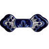 TalaMex Blue Talavera Ceramic Drawer Pull