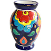 TalaMex Vallarta Rainbow Talavera Vase