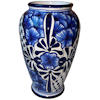 Blue Mermaid Talavera Flower Vase