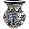 TalaMex Cholula Handmade Mexican Talavera Flower Vase