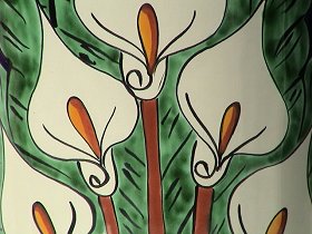 Lily Talavera Tall Flower Vase Details