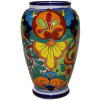 TalaMex Colorful Mermaid Talavera Flower Vase