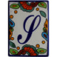 Hacienda Talavera Ceramic House Letter S