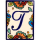 Hacienda Talavera Ceramic House Letter T