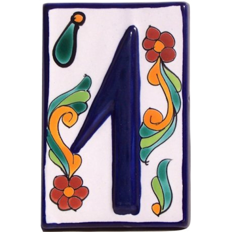 TalaMex Colonial Talavera Ceramic House Number One