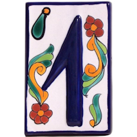 TalaMex Colonial Talavera Ceramic House Number One