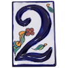 TalaMex Colonial Talavera Ceramic House Number Two