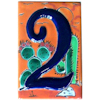 TalaMex Desert Talavera Ceramic House Number Two