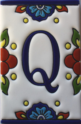 Mission Tile Letter Q