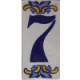 TalaMex Villa Mexican Tile House Number Seven