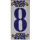 TalaMex Villa Mexican Tile House Number Eight