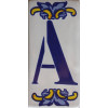 TalaMex Villa Mexican Tile House Letter A