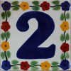 TalaMex Bouquet Talavera Tile Number Two