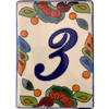 TalaMex Mexican Talavera Hacienda Tile House Number Three