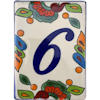 TalaMex Mexican Talavera Hacienda Tile House Number Six