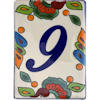 TalaMex Mexican Talavera Hacienda Tile House Number Nine