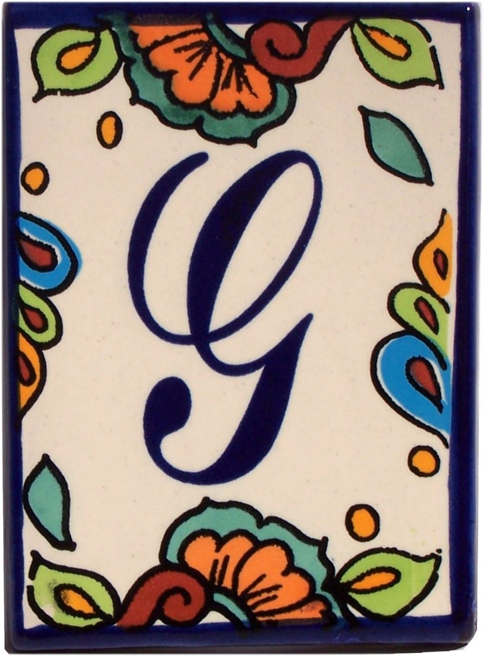 Hacienda Talavera Ceramic House Letter G