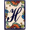 Hacienda Talavera Ceramic House Letter H