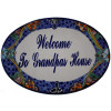 TalaMex Talavera Ceramic House Plaque. Welcome To Grandpas House