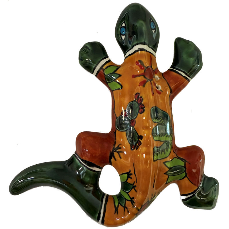 TalaMex Tiny Desert Talavera Lizard