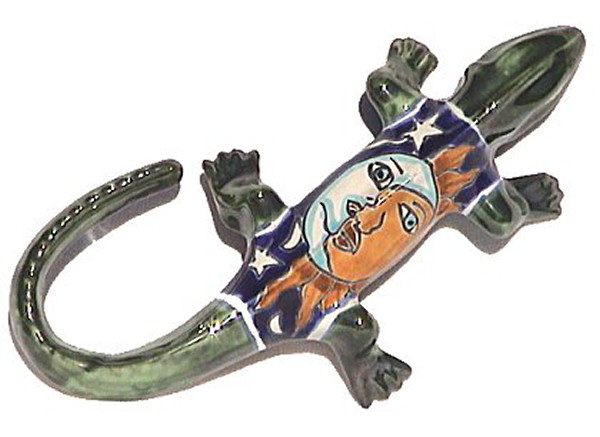 TalaMex Eclipse Garden Ceramic Iguana