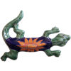 TalaMex Sunface Garden Ceramic Lizard