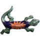 TalaMex Sunface Garden Ceramic Lizard