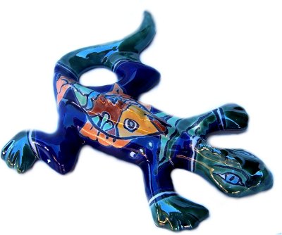 Tiny Fish Garden Ceramic Lizard