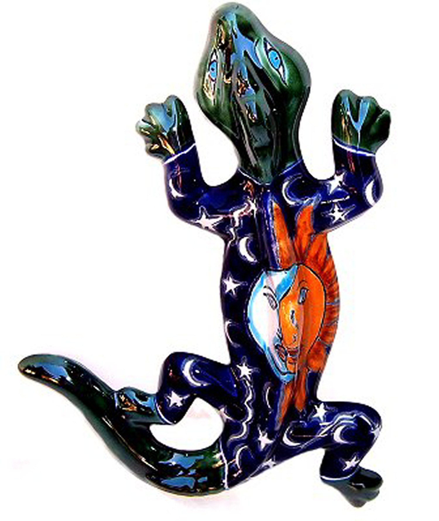 Medium Eclipse Garden Ceramic Lizard
