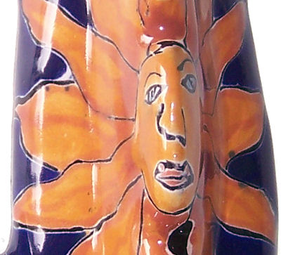 TalaMex Tiny Sun Garden Ceramic Lizard Details