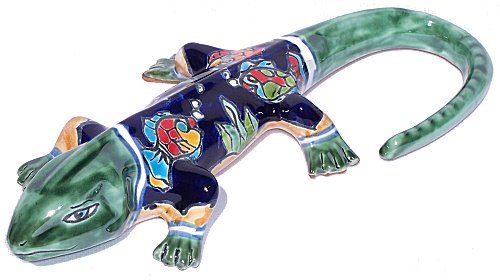 Big Fish Garden Ceramic Iguana