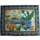 TalaMex Fish Bodegon. Clay Talavera Tile Mural