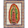 TalaMex Our Lady Virgen De Guadalupe. Clay Talavera Tile Mural