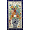 TalaMex Flower Vase Mexican Tile Mural