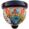 TalaMex Hand-Painted Mexican Rainbow Talavera Ceramic Planter