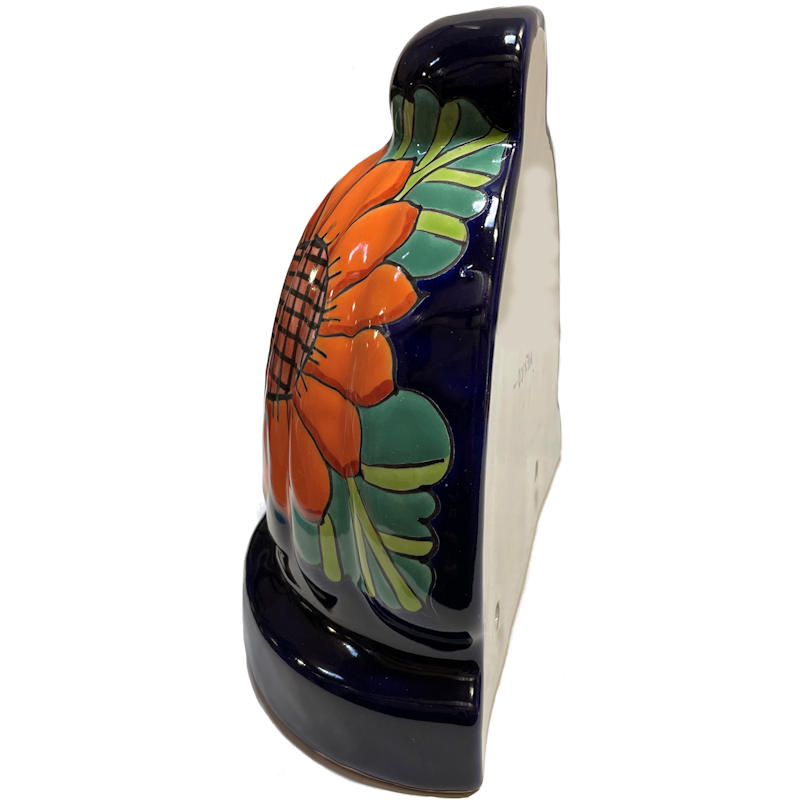 TalaMex Sunflower Talavera Planter Details