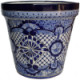 TalaMex Large-Sized Cocucho Mexican Colors Talavera Ceramic Garden Pot