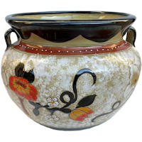 TalaMex Medium-Sized Jacona Mexican Colors Talavera Ceramic Garden Pot