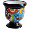 TalaMex Abasolo Mexican Colors Talavera Ceramic Garden Pot