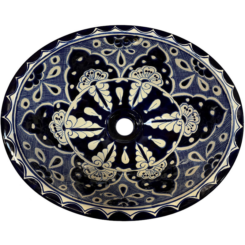 TalaMex Traditional Ceramic Talavera Sink