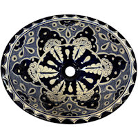 TalaMex Traditional Ceramic Talavera Sink