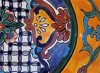 TalaMex Vasco Ceramic Talavera Mexican Bathroom Sink Close-Up