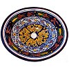 TalaMex Marigold Ceramic Talavera Sink