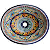 TalaMex Meadow Ceramic Talavera Mexican Bathroom Sink
