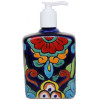 Rainbow Talavera Soap Container