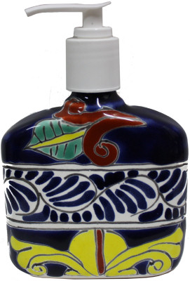 Marigold Talavera Soap Container