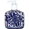 Traditional Blue/White Talavera Soap Container